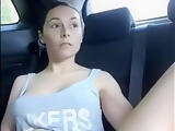 Gorgeous Teen Squirting In The Car For Her Lover