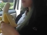 Asian banana tease