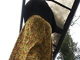 Upskirt 17 at the bus stop