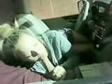 Blowjob in Drive Thru Before 3some