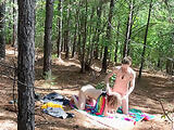 Sexy Hippies Fucking Outdoors In the Woods At A Festival