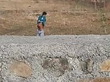 Desi indian girl outdoor piss