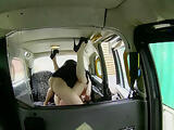 European taxi amateur pussyfucked on backseat