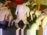 Hidden cam in a French swingers club! Part46