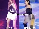 Korean celeb lisa and jennie 