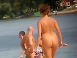 Private nudist beach